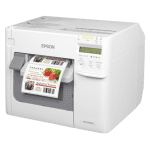 Epson Colorfungerer C3500, Kniv, disp., USB, Ethernet, NiceLabel, hvid
